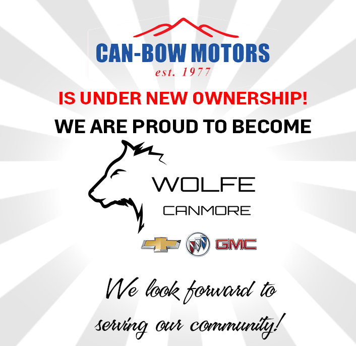 Have you heard yet? Can-Bow motors is now Wolfe Canmore! We are going to offer you exceptional service and a pleasant experience. #Canmore #CanmoreAlberta #TeamWolfeCanmore