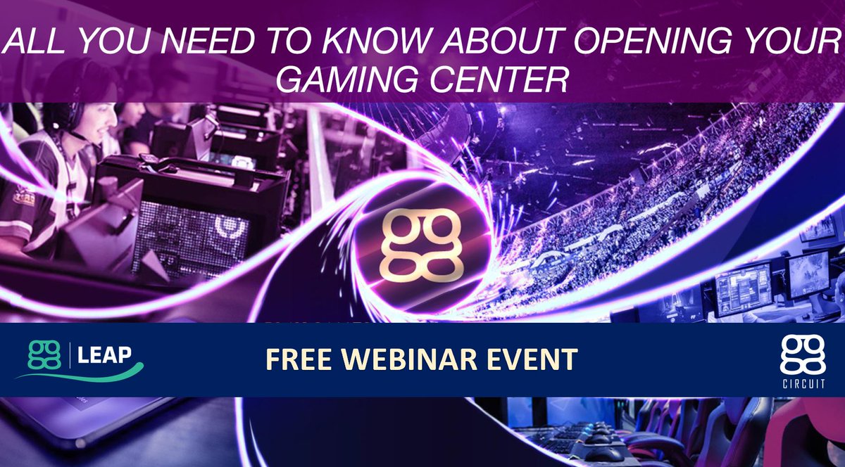 Join this FREE <a href="/WebinarJam/">WebinarJam</a> this coming Thursday Oct 3 at 10am PT / 1pm ET to find out all you need to know about opening your gaming center!  Register today.
bit.ly/2mM8QHa
#LANCenter #eSports #GamingNews