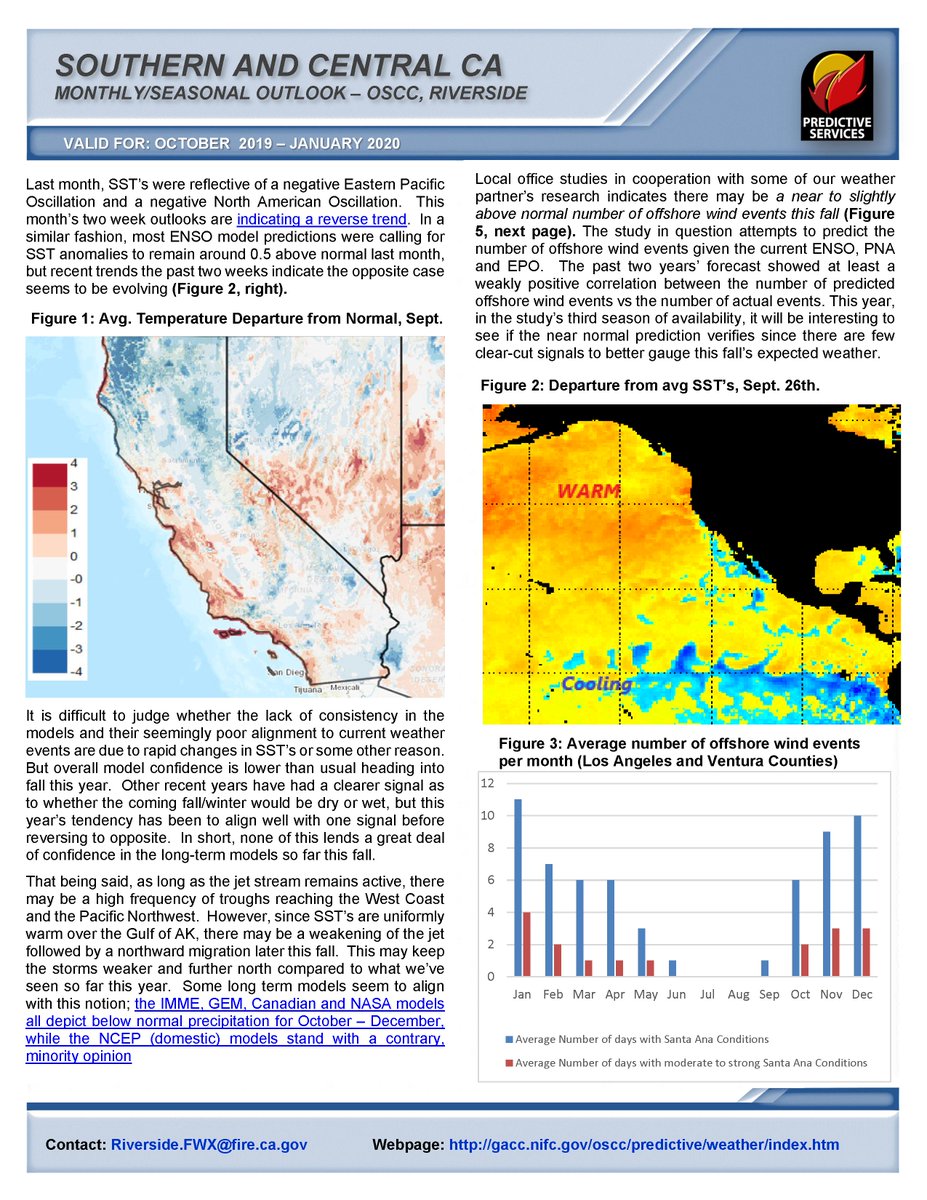 JhawkFire's tweet photo. #SouthernCalif #WildfirePotential #SoOpsGACC #FireAssessment Oct2019-Jan2010 #FireWeather #FireFuels #FireBehavior @sawti_forecast
file:///E:/Documents/Twitter/PredServ%20Outlook/PredServ_Oct19-Jan20/PredServOutlook~Oct19-Jan20~01oct19.pdf https://t.co/kY3kxOykZh