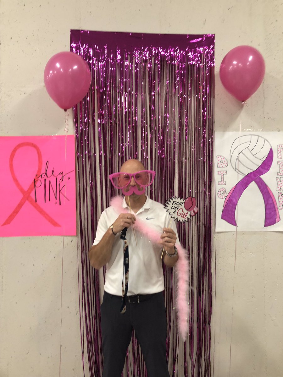 even edina icon STEVEN TSCHIDA is supporting EVB at tonight’s PINK OUT 💗 <a href="/edinahornets/">Edina Hornets</a> <a href="/EdinaFanSection/">Edina HS Fan Section</a> let’s get pink and #spikeoutcancer tonight @ 7 PM in the activities center!