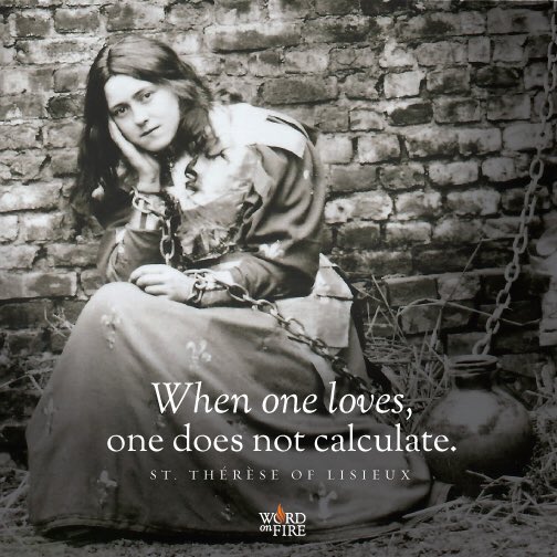 ohnakedsoul's tweet photo. When one loves, one does not calculates! "St. Thérèse de Lisieux (1873 - 1897) 🙏🏻
.
Aint that the truth!
.
Happy St. Therese de Lisieux Day!
#loveiseverything
#lovedoesntcalculate
#loveloveswithoutmeasures
#lovegiveslove 
#lovelovestobeloved https://t.co/X7RLuNs03K