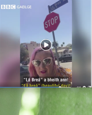 SiobhanNiChi's tweet photo. Gura Míle @bbcgaeilge as ucht mo thuras go LA i gCalifornia a thaispeaint...An dtaithníonn an La Brea / Lá Breá jóc libh @CnaGAingil? GOA!!! #DadJokes
https://t.co/A4WXY2LrYG
#Gaeilge #Faduda #BBCGaeilge
@GaeilgeNYC @BrooklynGaelic https://t.co/YMPgGOXUYI