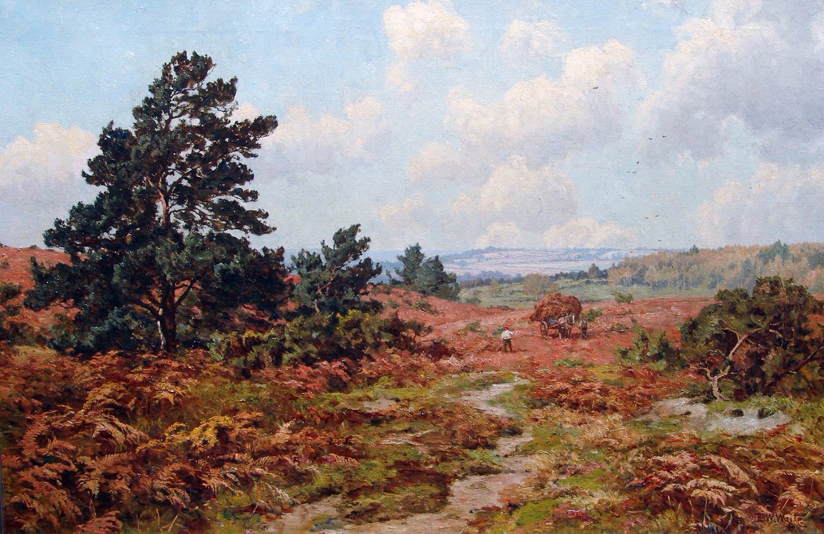 Res: Res: Edward Wilkins Waite (1854-1924) / The Bracken Collectors on Fittleworth Common, Sussex