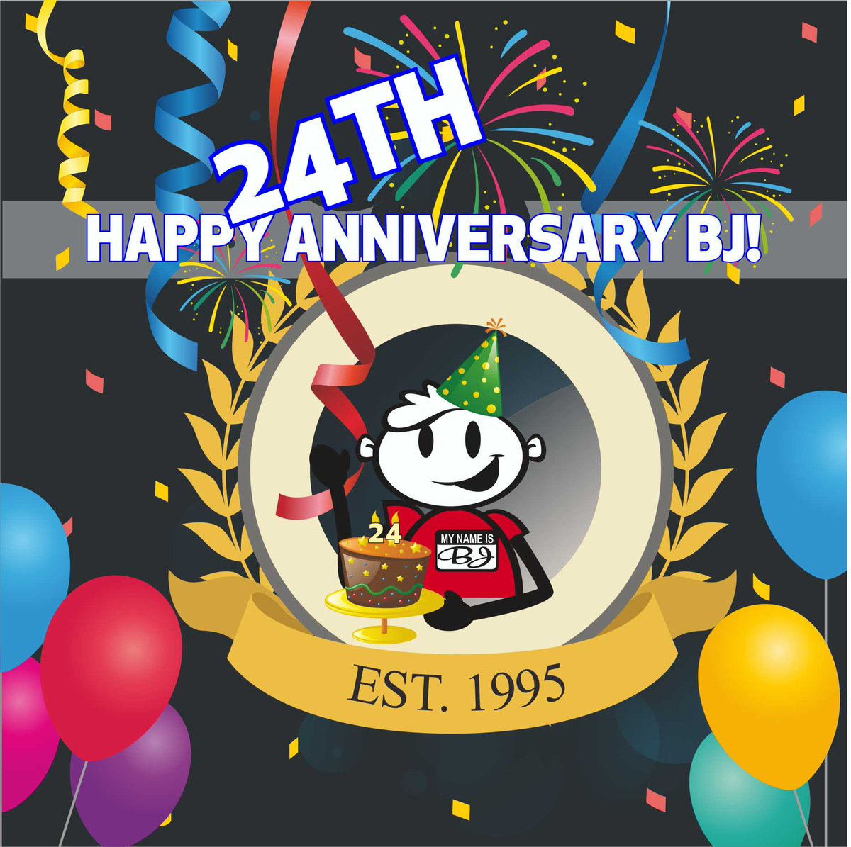 bjs_creations's tweet photo. #bjscc
Today, 24 years ago , our company first opened it's doors! We would like to thank our staff and our amazing customers!
Happy 24TH Anniversary BJ'S!!!!
https://t.co/QAUk9XrKAf https://t.co/KVEnbi3fJ8