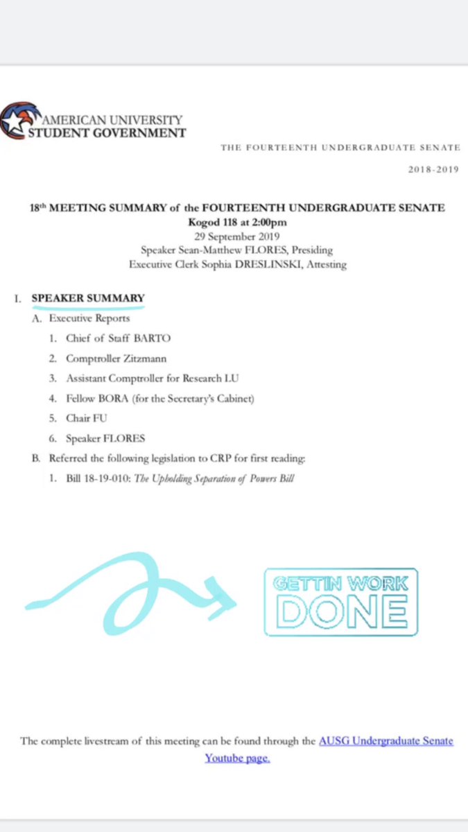 AUSG Senate tweet media
