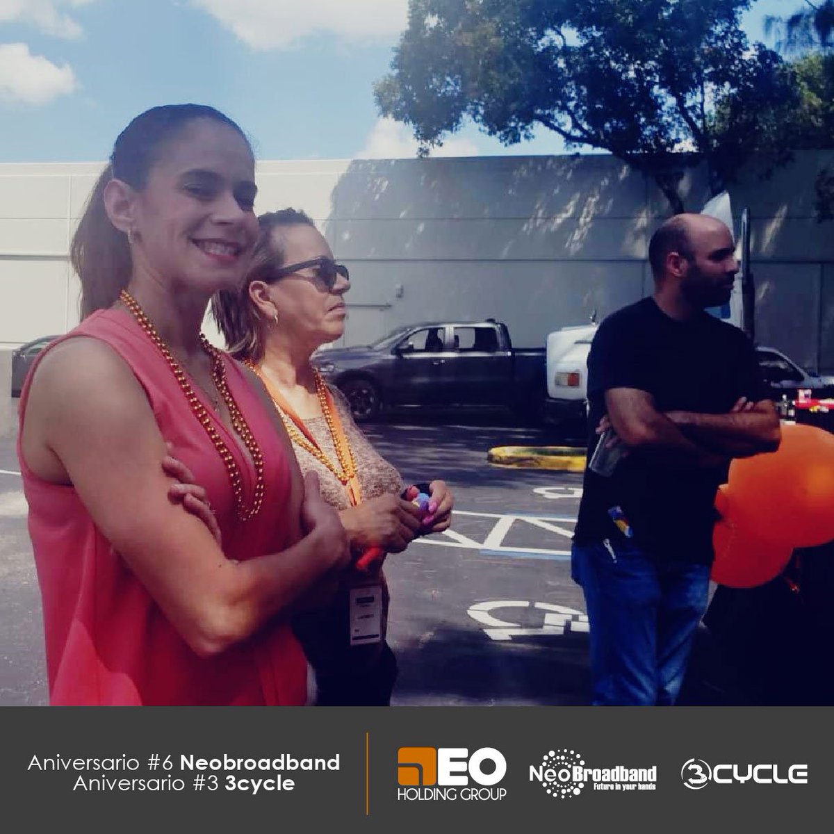 NeoHoldingG's tweet photo. 🎂🎉 La semana pasada, Neo Holding Group estaba super contento con la celebración de #3cycle y el aniversario de #Neobroadband. 2 grandes empresas que realmente representan nuestros valores y misión. Neobroadband celebró su sexto aniversario y 3cycle su tercer aniversario. https://t.co/n6XCXhzIkz
