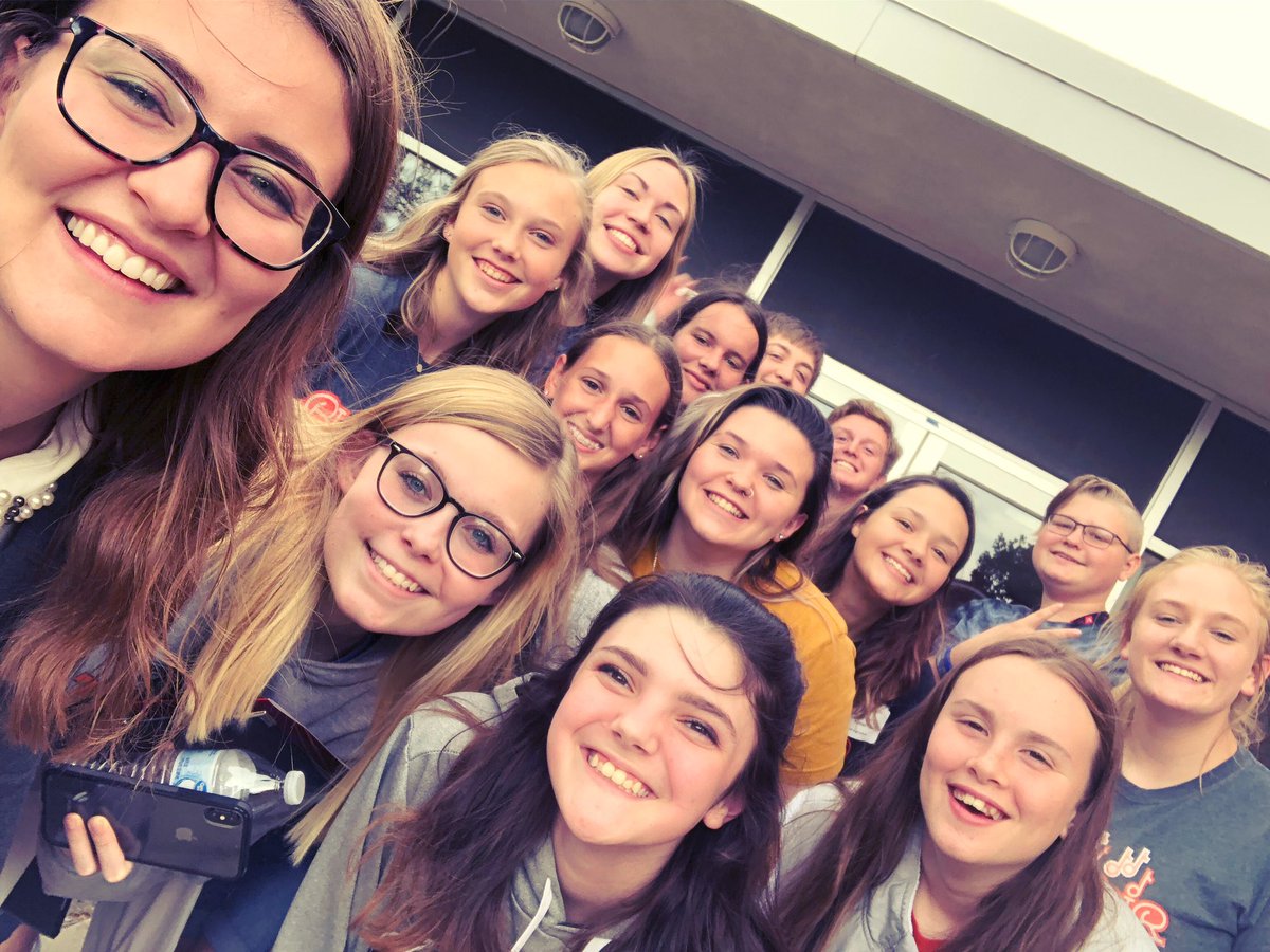 We had a great day at McPherson College learning district/state choir audition music!