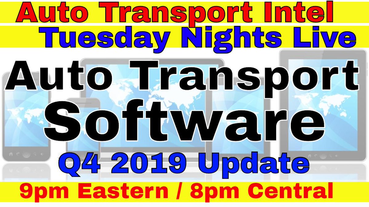 autotransintel's tweet image. AUTO TRANSPORT SOFTWARE Q4 2019 UPDATE
The Full List You've Never Seen Before
CLICK HERE: youtu.be/xl3JlSR1Prc

Car Shipping Load Boards, Mobile Apps, TMS &amp;amp; CRM.
Over 30 software options in 1 show. Don't miss it
#autotransport #carshipping #loadboards #TMS #CRM #apps #software