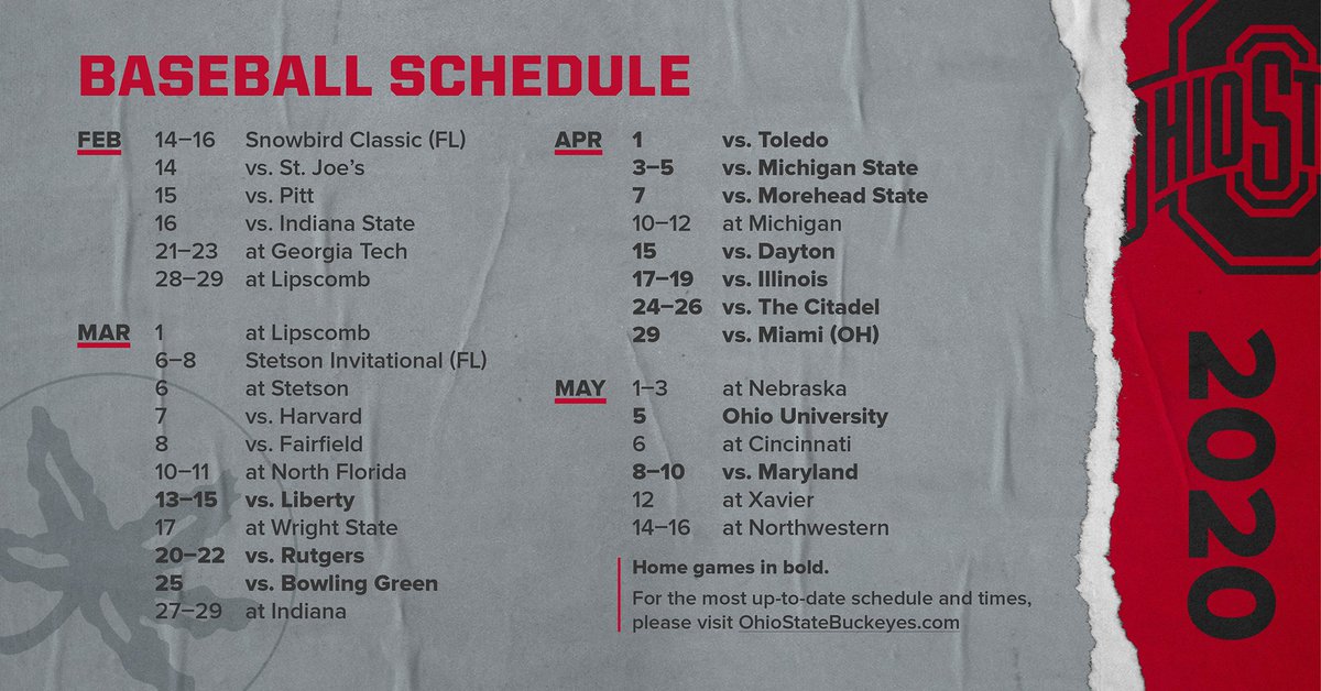 Ohio State Buckeye Workout Chart