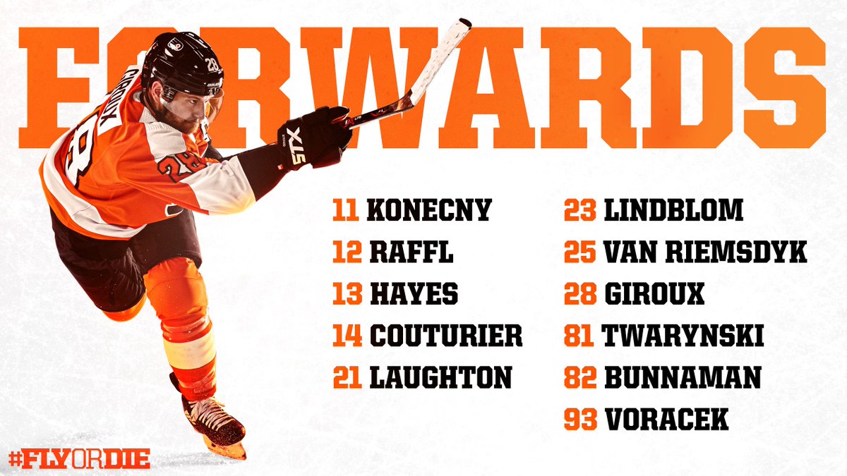 NHLFlyers's tweet photo. 𝐈𝐭'𝐬 𝐨𝐟𝐟𝐢𝐜𝐢𝐚𝐥𝐥𝐲 𝐎𝐜𝐭𝐨𝐛𝐞𝐫! 𝐎𝐮𝐫 𝟐𝟎𝟏𝟗-𝟐𝟎 𝐎𝐩𝐞𝐧𝐢𝐧𝐠 𝐍𝐢𝐠𝐡𝐭 𝐑𝐨𝐬𝐭𝐞𝐫 𝐰𝐢𝐥𝐥 𝐟𝐞𝐚𝐭𝐮𝐫𝐞 𝐟𝐨𝐫𝐰𝐚𝐫𝐝𝐬:

TK 
@michaelRaffl
@KevinPHayes12
Coots
@Laughts21
@OskarLindblom
@JVReemer21
@28CGiroux
@CTwarynski
@CBunnaman74
@jachobe

#FlyOrDie https://t.co/87NQ6rMPO5