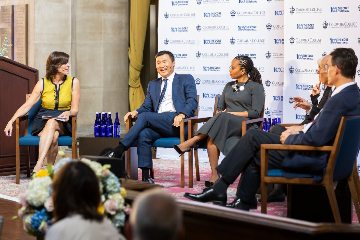 Columbia_CCAA's tweet photo. Alumni, students &amp; faculty came together on Sept 27 for the #CoreCentennial Opening Event!

One panel discussed their #CoreStories, and another examined the Core past, present &amp; future.

Check out all the #CoreCelebration photos here: https://t.co/gH2PAnTMQ5 https://t.co/XmseEUETDn