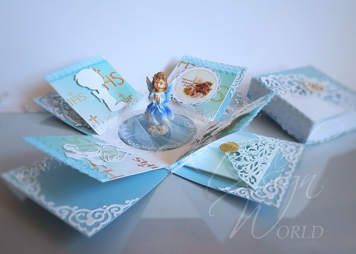 CardDesignWorld's tweet image. 💙Exploding box
@CardDesignWorld 
#communion #explodingbox #card #personalized #present