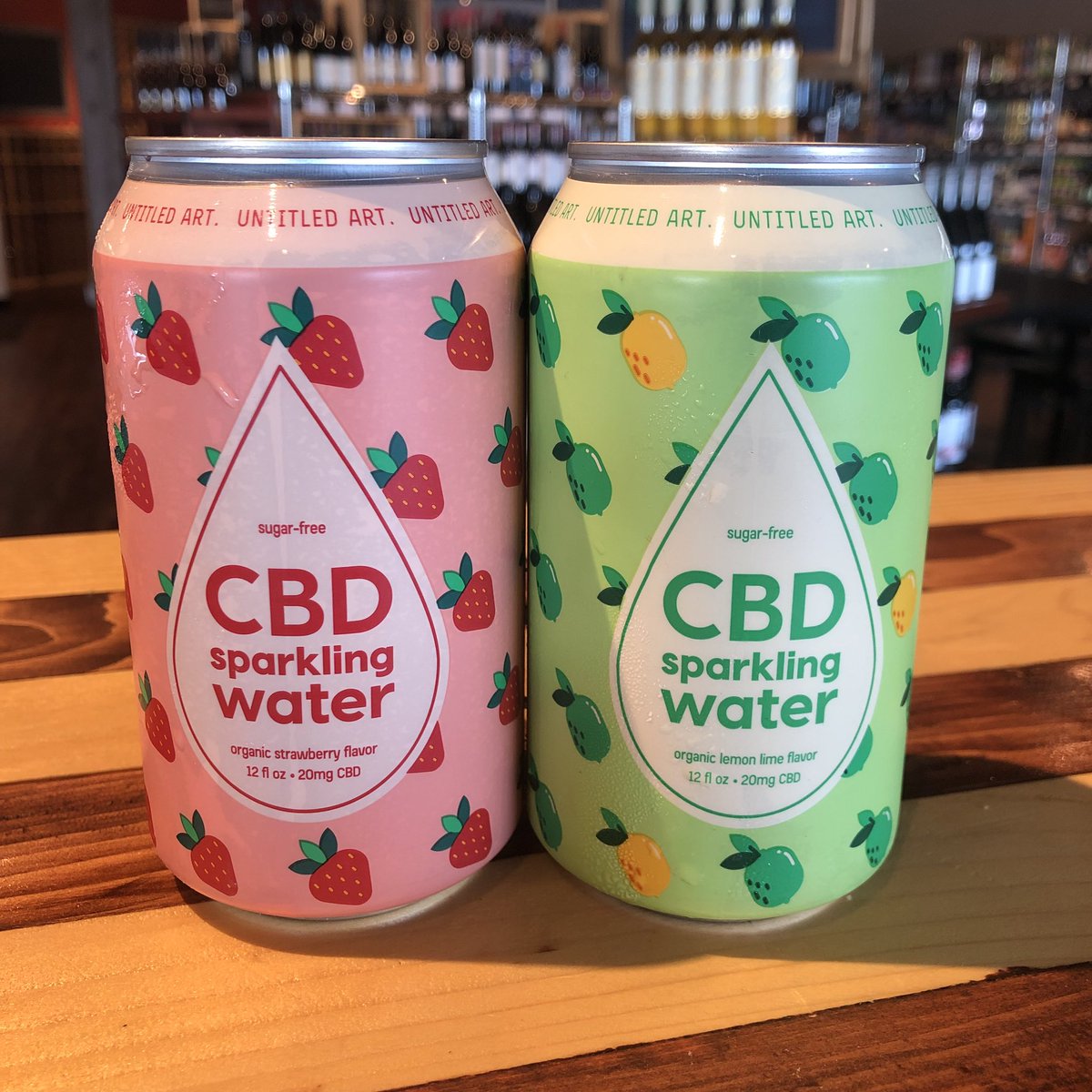 Butchers_Pantry's tweet image. A new offering for us from Untitled Art Brewing. Sugar free, 2 calories and 20mg of CBD.