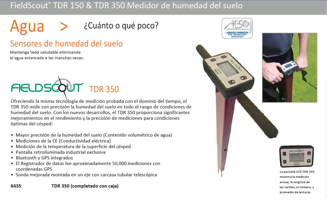 TDR 350 Medidor de Humedad: Precisión en Monitoreo de Suelos
