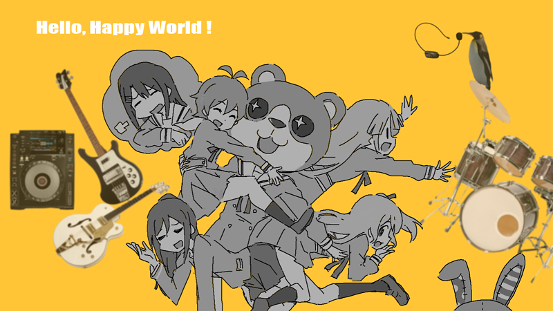 「ガルパは早くハロハピでルーレット☆ルーレットをカバーするのだ 」|ななじのイラスト