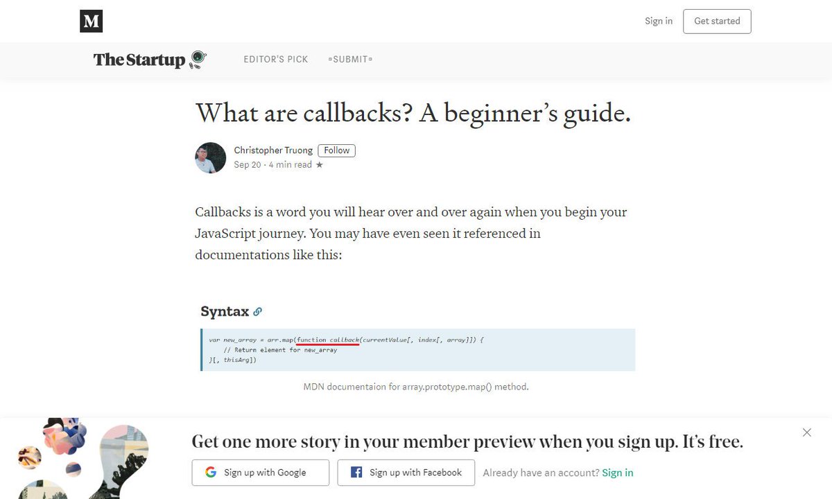 Devcide1's tweet image. What are callbacks? A beginner’s guide.
#num2 #seconds #callbackfunction #array #data #development
via @medium
☛ amp.gs/AR3L