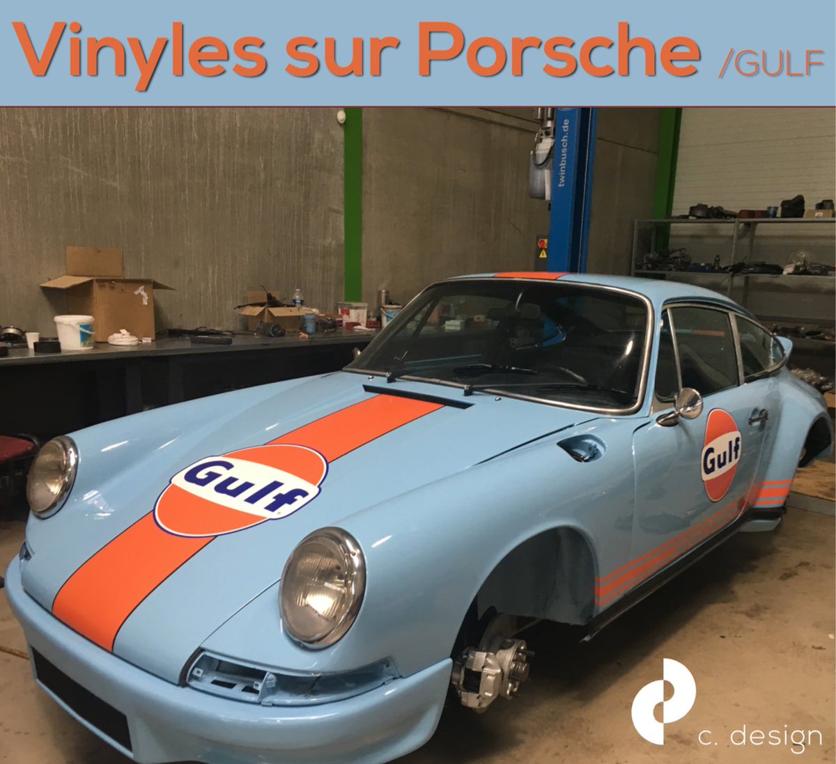 AgenceCDesign1's tweet photo. Le petit "plus" sur cette Porsche rénovée ? Les adhésifs https://t.co/f5xvWEJXsR ! Merci à Kollektor's pour sa confiance. https://t.co/P2xyZ85ACg https://t.co/4n4bPyd0DP