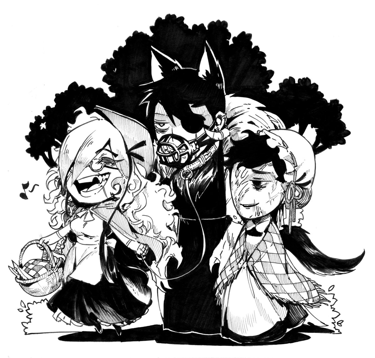 Anneliese and Co - The Red Riding Hood Tale
Finne - A Scarecrow
Sunny - Centaur
Ghost - Ghost