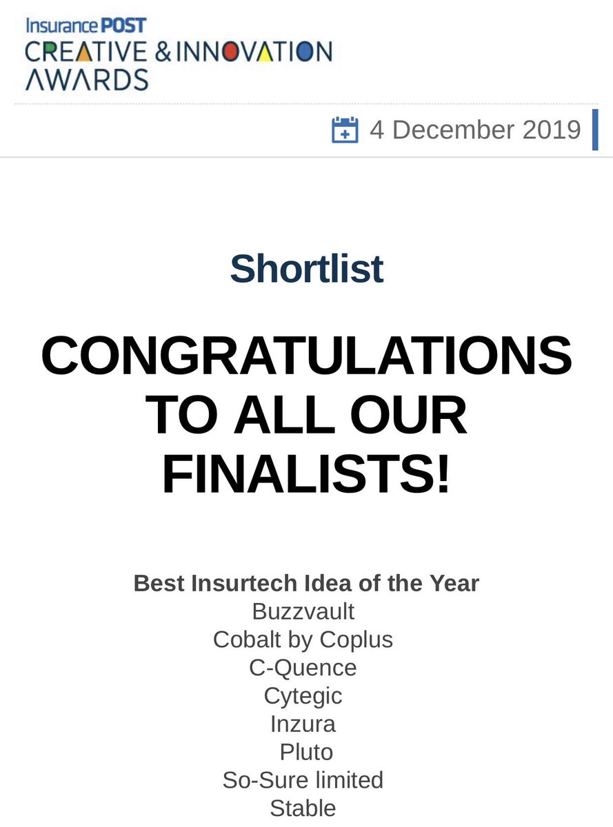 TheCyberSteve's tweet photo. Honored that @Cytegic has been nominated by @Insurance_Post for best #InsurTech Idea of the year! Rapid Cyber risk #quantification is changing the game! Come hear more at @InsurTechRising! More announcements on the way 🤫 https://t.co/minUHaFU9e