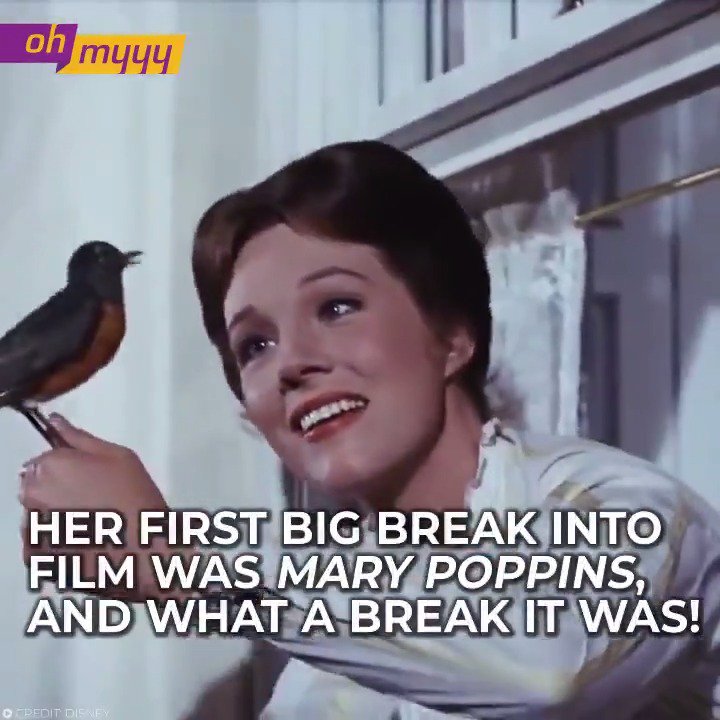 Happy birthday to the wonderful Julie Andrews. What\s your favorite Julie Andrews performance, friends? 