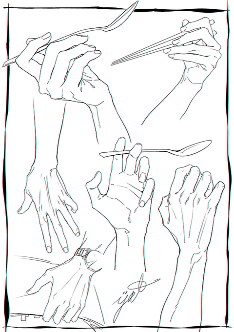 #繋がらなくていいから俺の描く手を見てくれ 