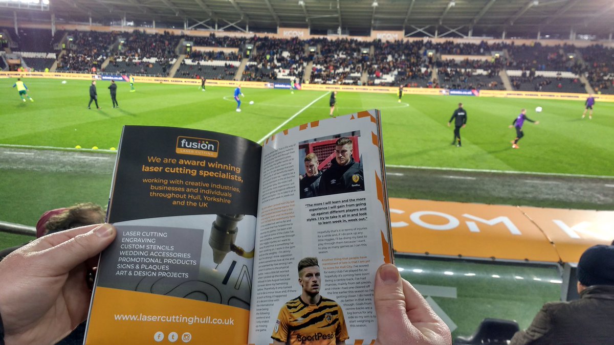 fusionlaserhull's tweet photo. Brilliant to be one of the first businesses to benefit from the KCOM initiative to showcase local businesses at @HullCity football matches. Thanks @KCOMhome https://t.co/4J9rxGJ13a