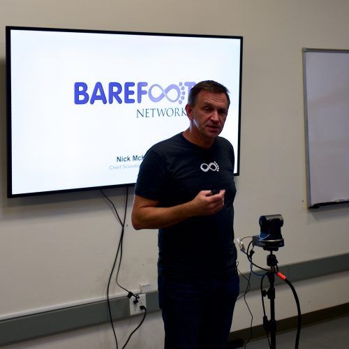 SFoskett's tweet photo. Wow! @BarefootNetwork has come a long way since their introduction in the proverbial Palo Alto garage at Networking Field Day back in January 2017! Here's that presentation from #NFD14... https://t.co/DGliJ378LJ https://t.co/bYfpFEDuz0