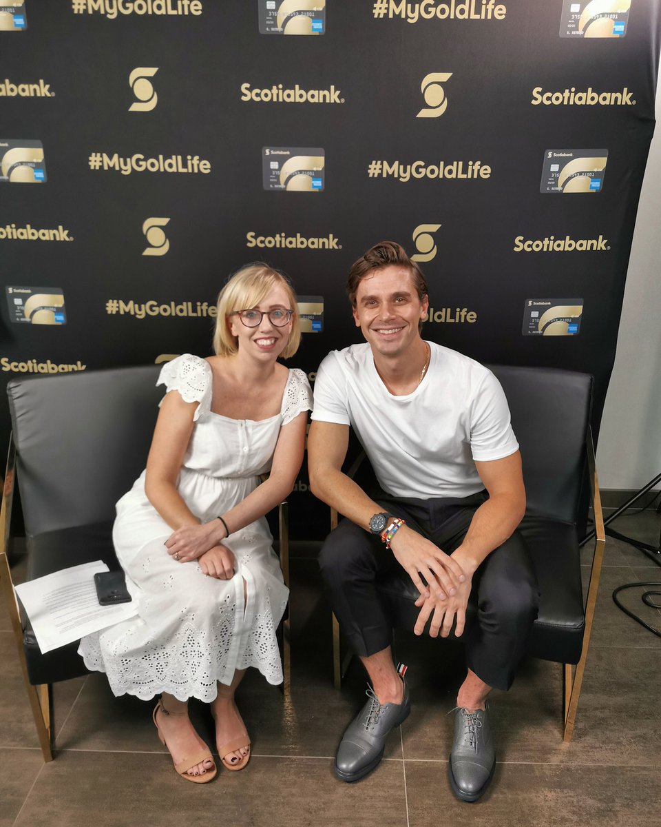 Foodism Toronto (@foodismto) on Twitter photo The Fab Two! ✌🏻Our associate editor @katiebridges27 sat down with <a href="/queereye/">Queer Eye</a> star <a href="/antoni/">Antoni Porowski</a> to chat about all things food & drink at the launch of the <a href="/scotiabank/">Scotiabank</a> Gold American Express card. Full interview coming soon! The Fab Two! ✌🏻Our associate editor @katiebridges27 sat down with <a href="/queereye/">Queer Eye</a> star <a href="/antoni/">Antoni Porowski</a> to chat about all things food & drink at the launch of the <a href="/scotiabank/">Scotiabank</a> Gold American Express card. Full interview coming soon!