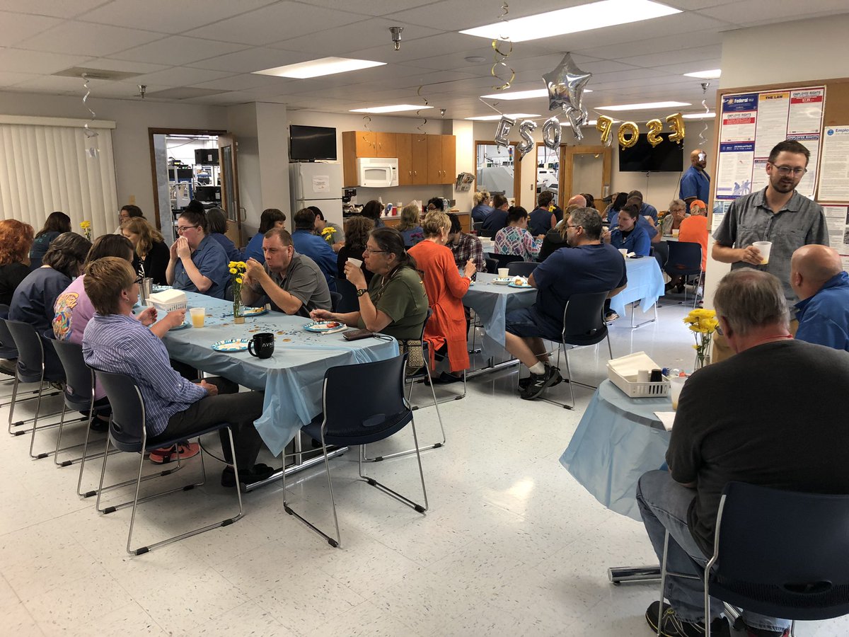 We kicked off ESOP (Employee Stock Ownership Plan) month with a company-wide breakfast this morning. We're so thankful to be 100% employee-owned!