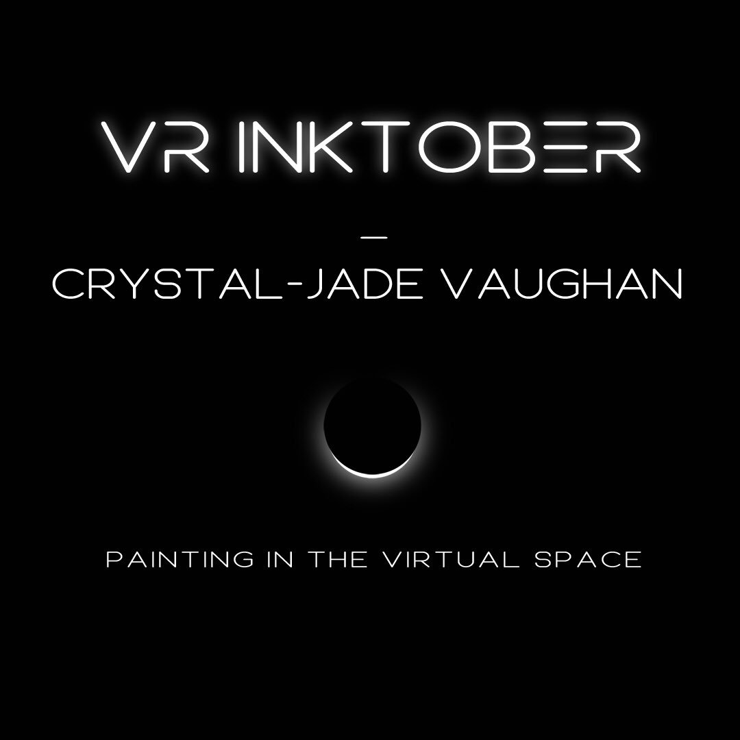 CrystalType's tweet photo. This year’s #Inktober I will be painting in Virtual Reality. I hope you’ll join me..⚔️🌙🌒 #Inktober2019 #VR #VirtualReality #VRInktober #Oculus #crystaljadevaughan #VRPainting #VRWomen #VRArt #FutureArt https://t.co/4eSRJMHS9K