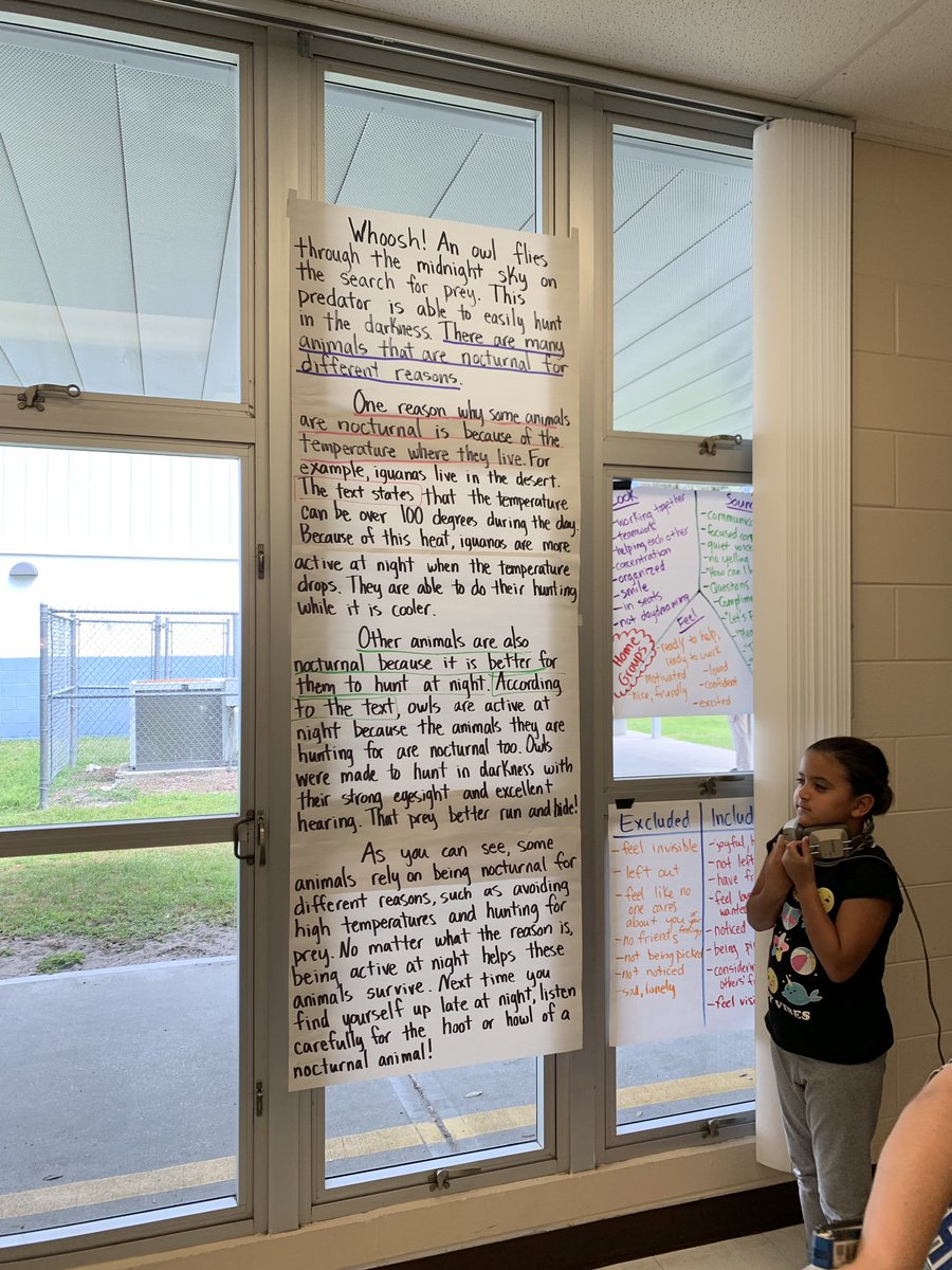 PSConrow's tweet image. I love this exemplar writing in Mrs. V’s 4th grade classroom! The students are amazed!