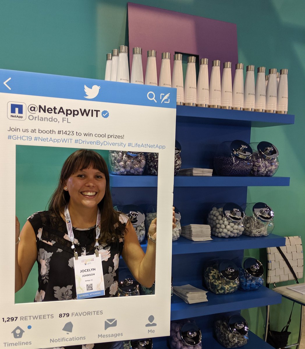 _jocelynw's tweet image. #NetAppWIT #GHC19