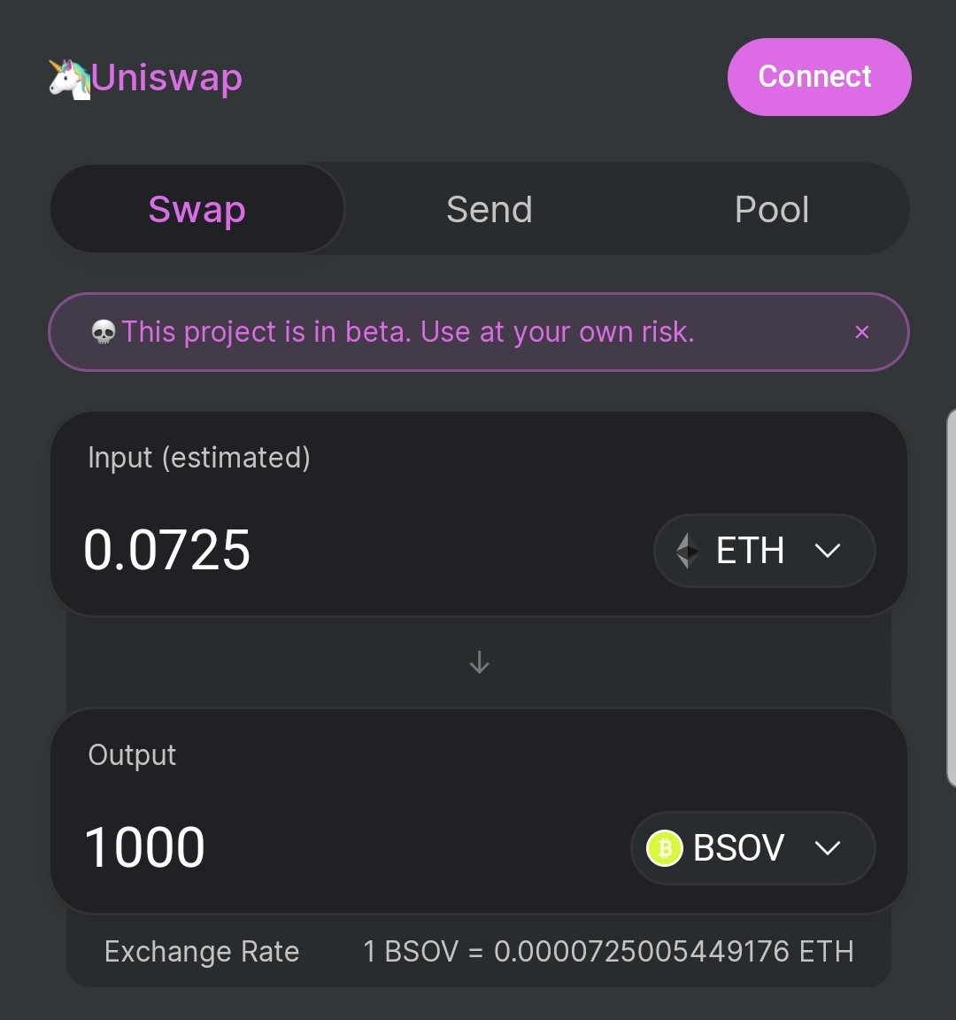 BSOV Token tweet media