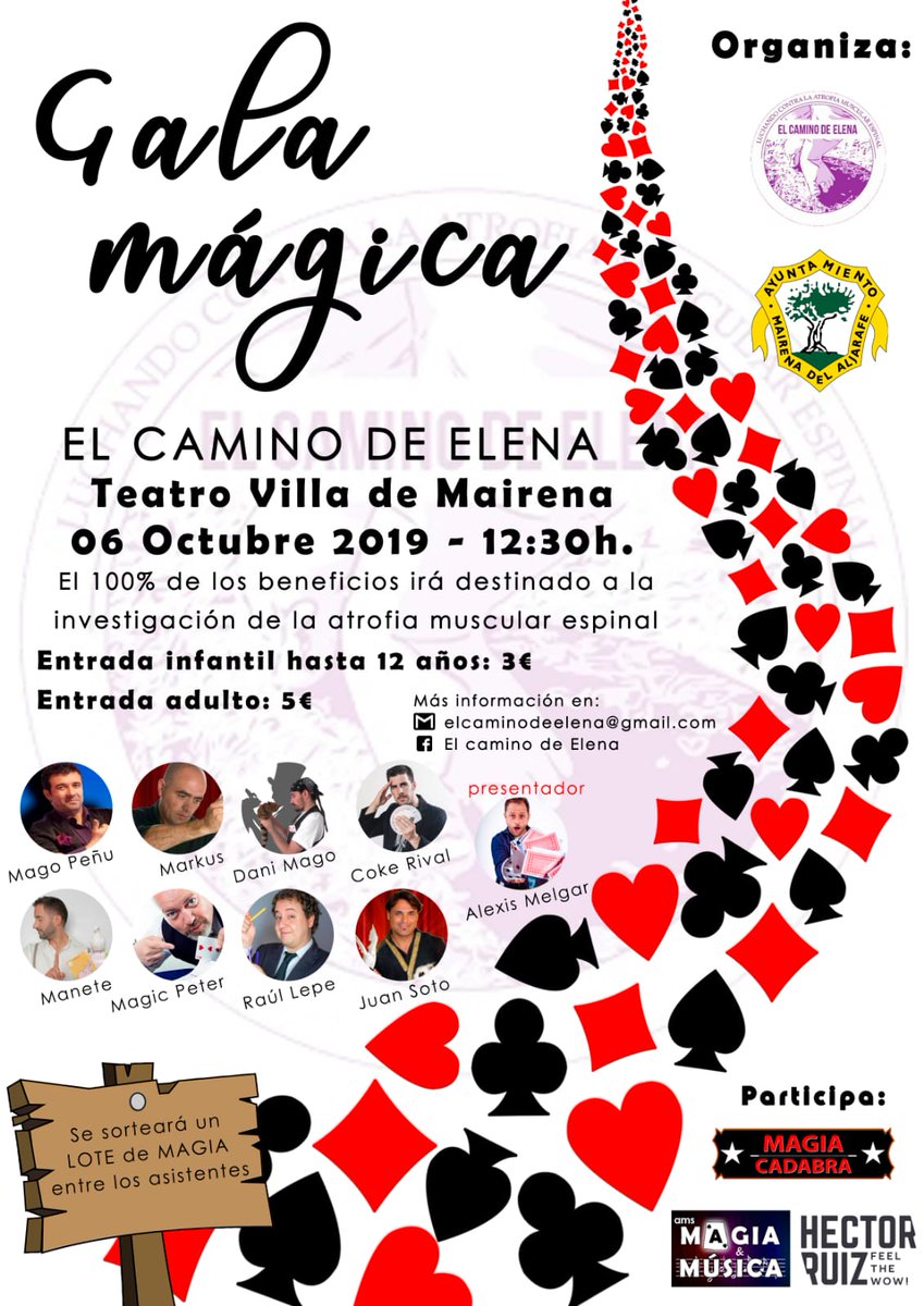 ElcaminodeElena's tweet photo. Ya están a la venta las entradas en el @IMDCMairena  (Plaza Carlos Cano, 5).

Adquiere tu entrada de 9 a 13:30 y mañana también de 17:30 a 19:30. ¡¡NO FALTES!!  @mairenAljarafe
#CONTIGOSOYMÁSFUERTE #stopame https://t.co/FVGzXqrDNy