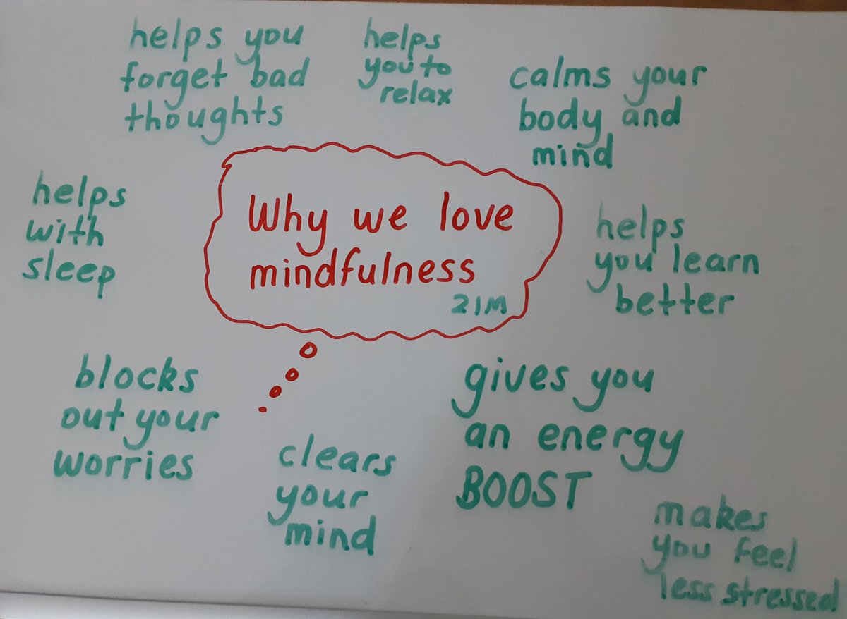21M's Reflections on why they love mindfulness. @AshburyPS #outofthemouthsofbabes #happyholidays