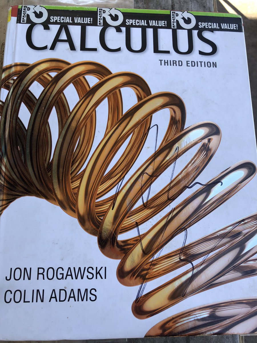 ForYang2020's tweet photo. Calculus was a course that challenged me to think harder, so at the rally in LA I thought it would be fitting if he could sign my book since heβs making America think harder! And he did! Thank you @AndrewYang for all you do! #YangGang #Yang2020 #LARally #GoogleAndrewYang https://t.co/v7X0B7Jy48