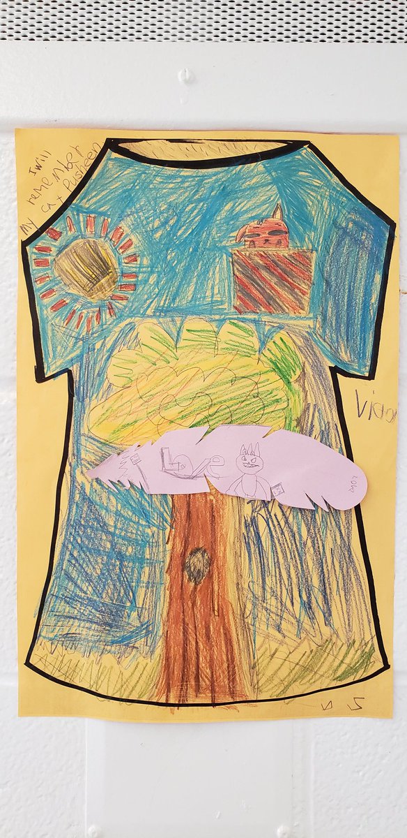 MsARTiculate's tweet photo. I checked out some of the great work the grade 3's &amp; 4's did for #OrangeShirtDay2019. Really beautiful messages 🧡🧡🧡 @Ms_TashaSmith @Katherinesmom 🧡🧡🧡 @KWSS_TDSB #EveryChildMatters #feelings #truthandreconciliation #IndigenousRights https://t.co/LUeLNcDwlD