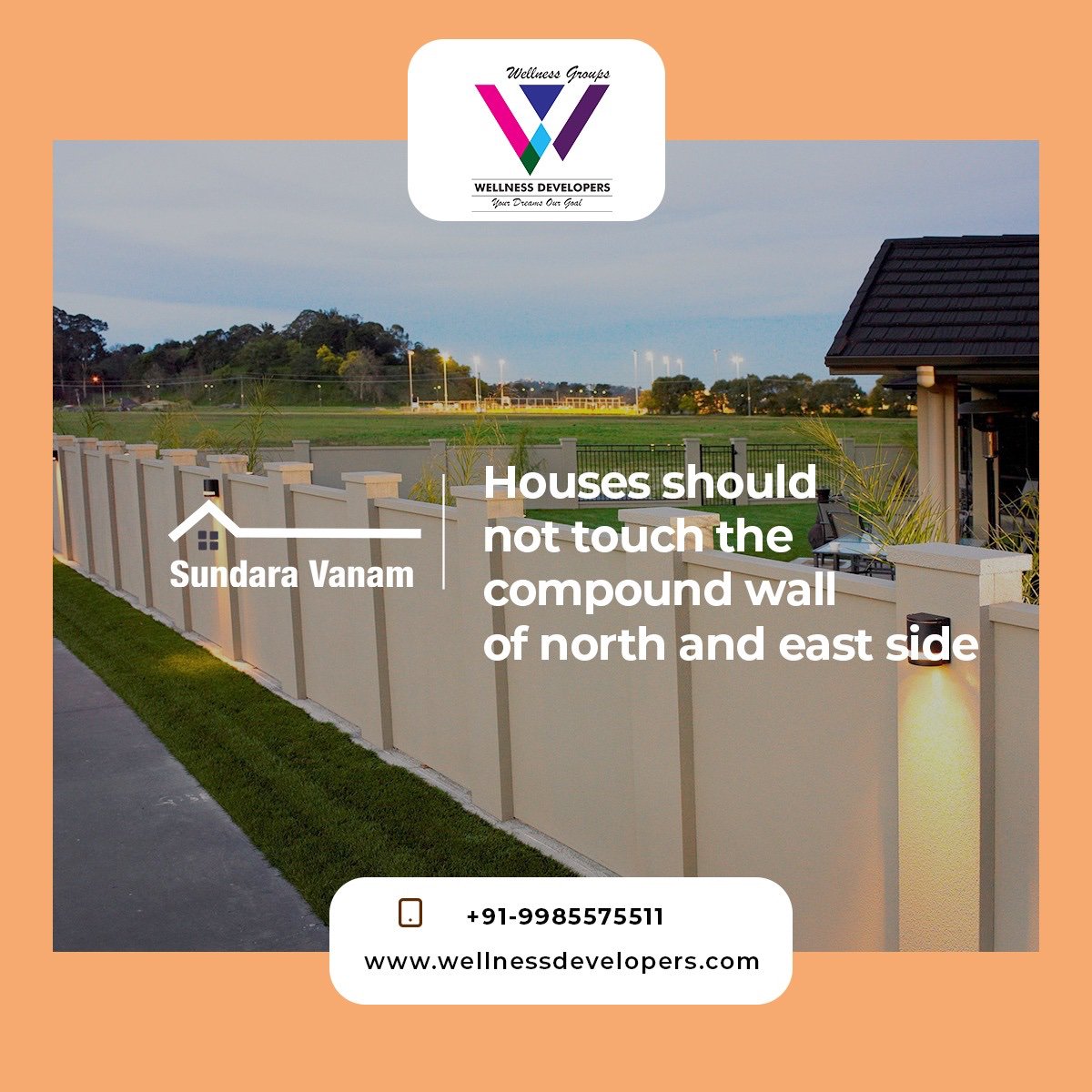 wellnessdevelo1's tweet photo. Houses should not touch the compound wall of north and east side. Sundaravanam
For more Info visit: https://t.co/HSTkcZqMf8
Wellness Developers
Reach us at: 9985575511
#gatedcommunity #realestate #plots #house #construction #property #sale #wellnessdevelopers https://t.co/CcVk4qvlmT