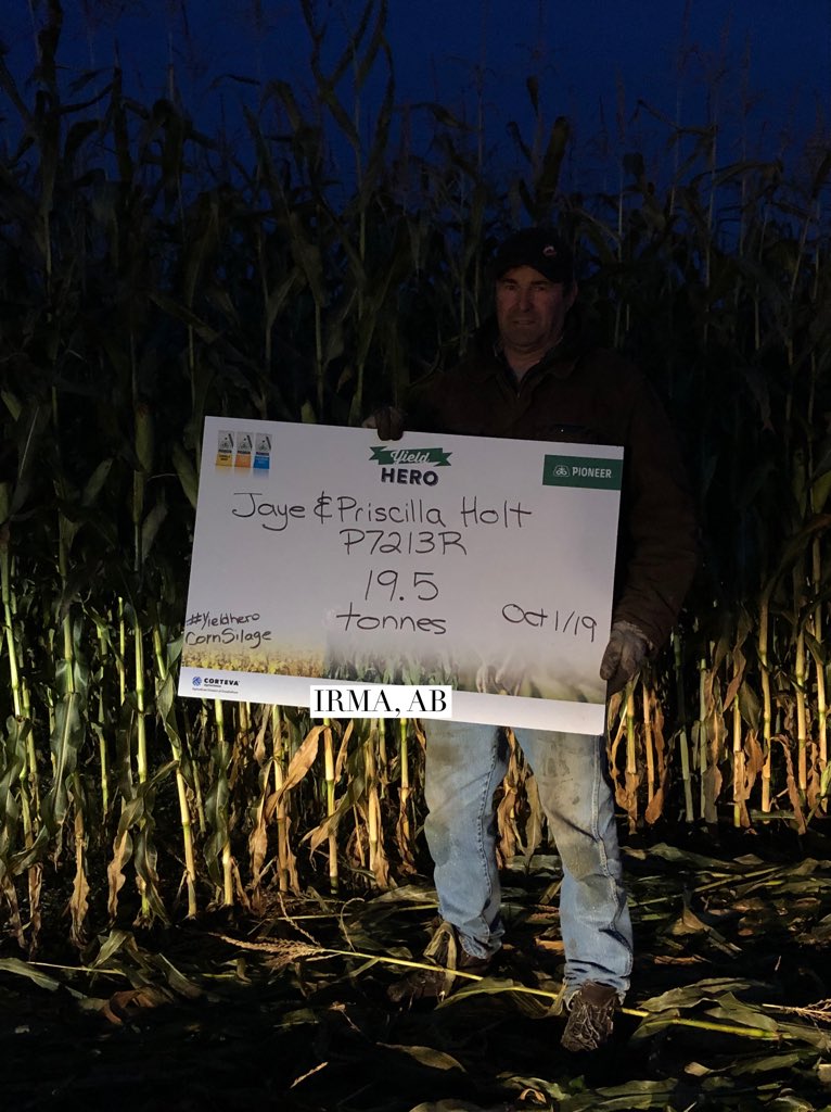 williamsj79's tweet photo. I sure hope my field yields like this!!@PioneerSeedsCA #corn #harvest19 #silage #feedthecows #yieldhero19 #silagecorn https://t.co/Oond6uNUxK