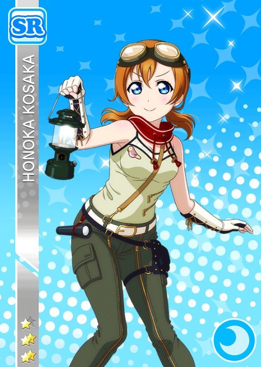 day 65: dont think i have posted this yet so just know that i am SCREAMING over how cute she is... like ah yes honoka plz lead me into the depth of the forests, its ok if we get lost so long as you are with me!!look at her cute pigtails!!she is determined! >8D