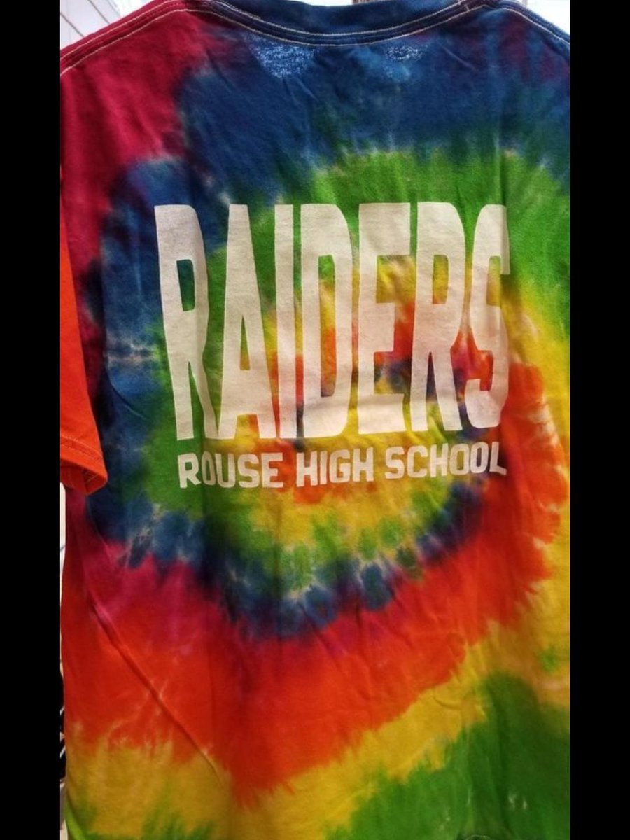 rouse_baseball's tweet photo. Rouse Tie Die Shirts for Hippie Day

Peace Love Rouse

$15 8-8:30AM @ front of school

#1roUSe @raiderrumbler @RaidersRockin @c_simp1 @Rouseathletics @RouseCheer @RouseRoyals @RouseBand @rouse_theatre https://t.co/VR4914aexw