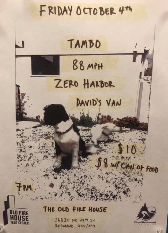 A Tambo Show on October 4th at the Redmond Firehouse? It’s More Likely Than You’d Think!