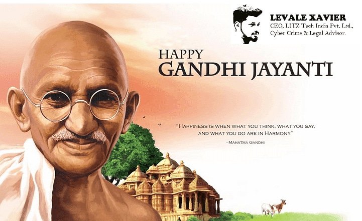 xlevale's tweet image. In a gentle way, you can shake the world.” is what Mahatma Gandhi believed in. 
And he indeed showed it through his deed.
To the Father of our Nation - 
Happy Gandhi Jayanti! #happy_gandhi_jayanti🙏 #litztech #litzians #levalexavier #cyberlawyer