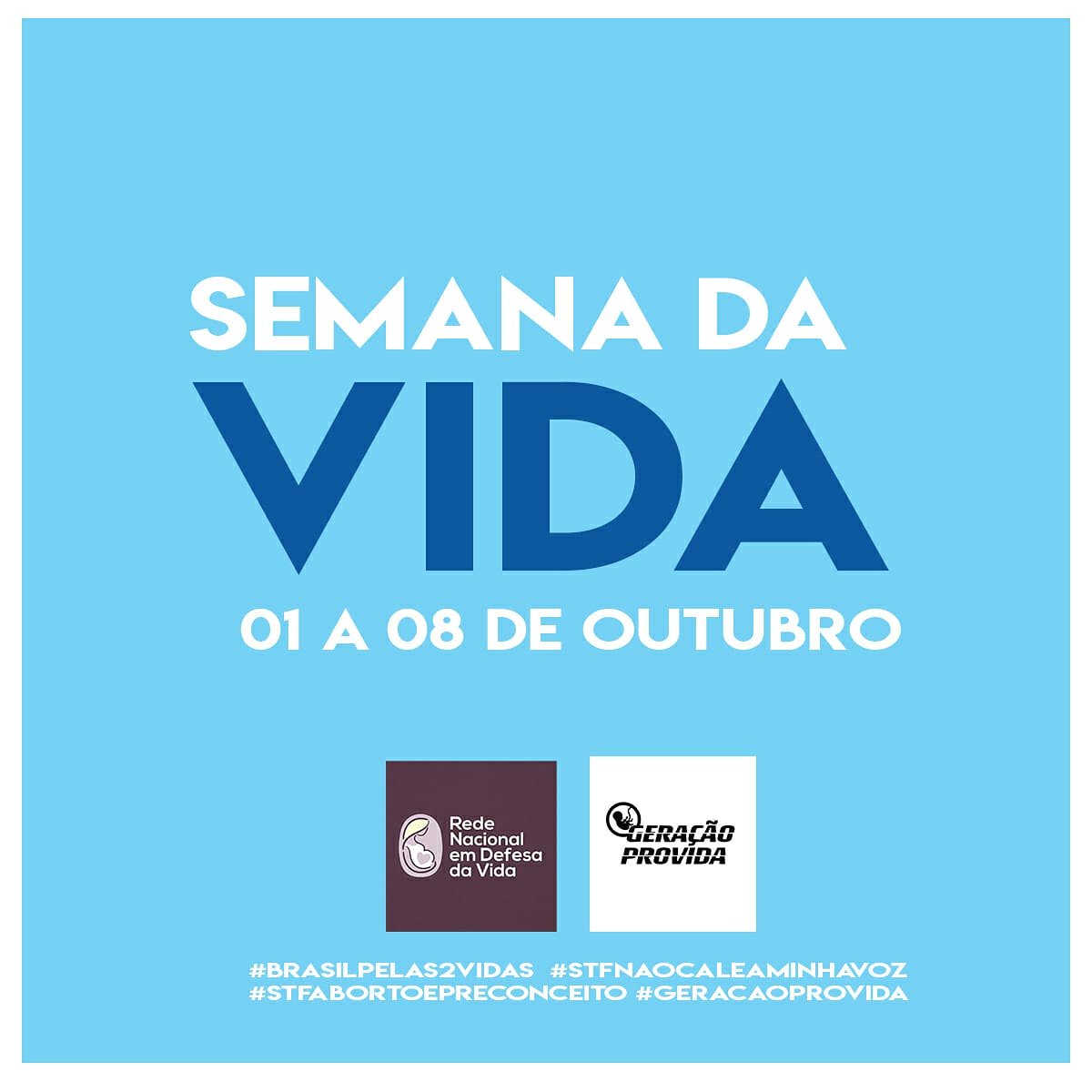 Precisamos garantir o direito à vida!
#brasilpelas2vidas
#geracaoprovida
#ProVida 
#ProLife