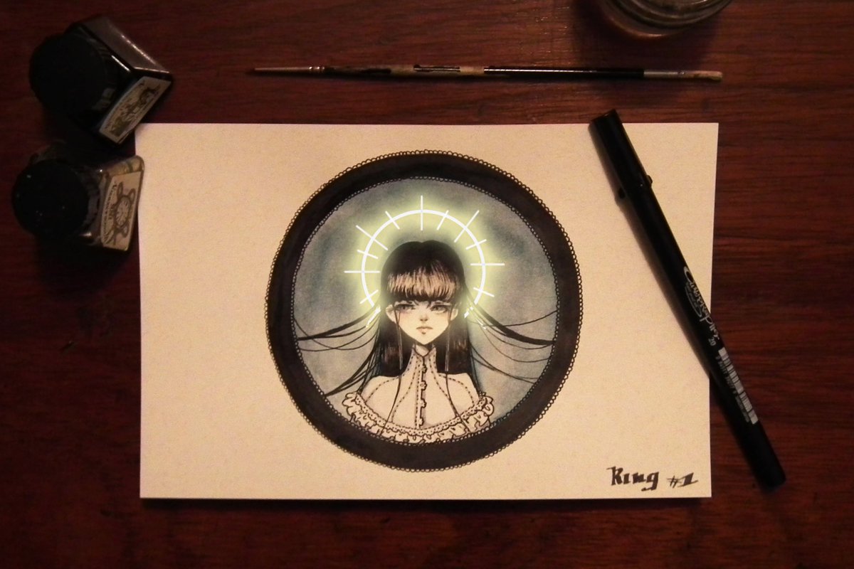 LorenaVignon's tweet photo. β₯ El comienzo β₯
1.-El anillo .
#lovignon #inktober #ring #day1 #anillo #dia1 #ink #watercolor #traditionalart https://t.co/KRjoxWUEp8
