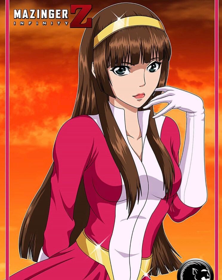 A beautiful Sayaka Yumi (Mazinger Z INFINITY version) drawing