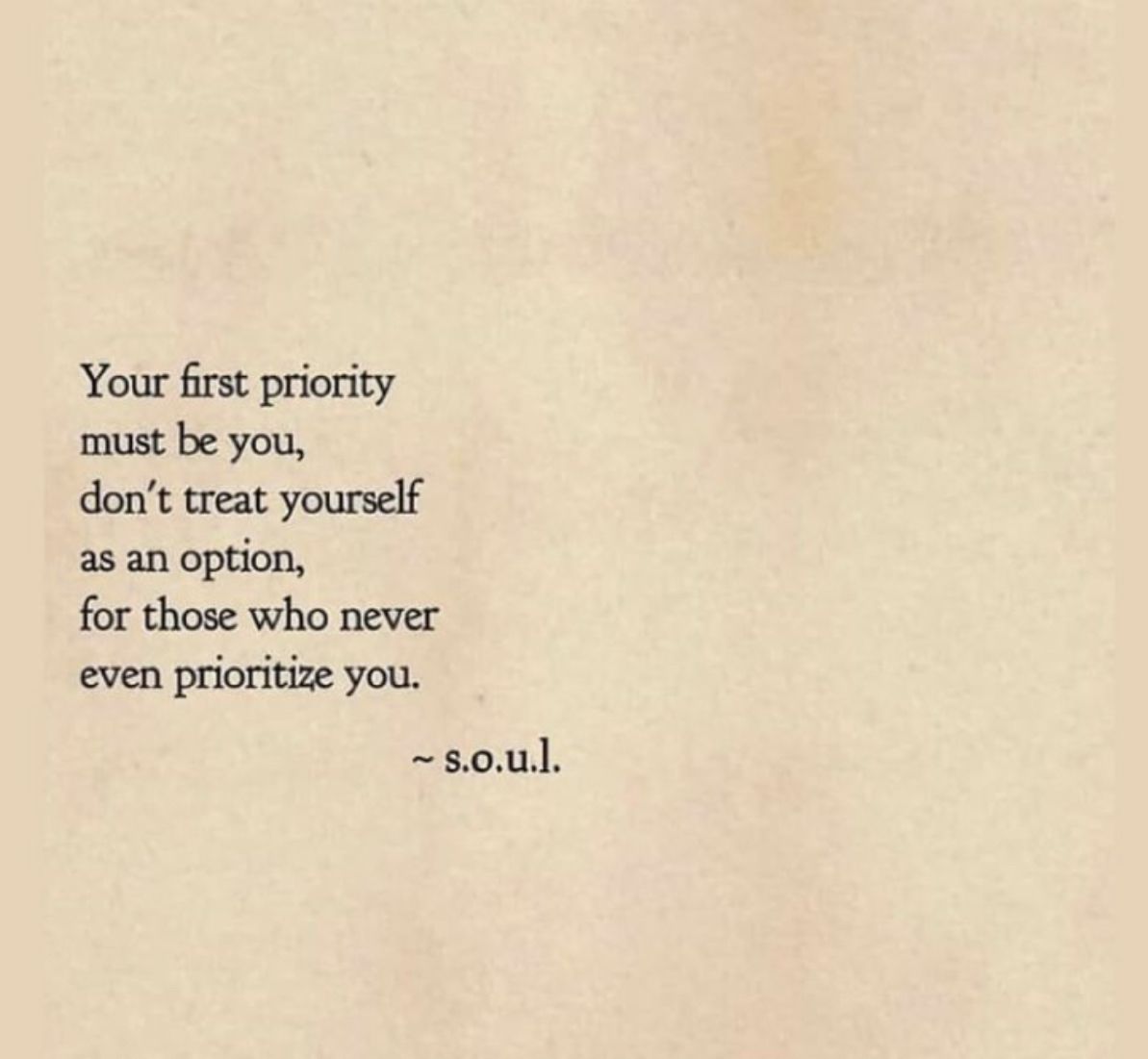 PoemHeaven's tweet photo. you come first https://t.co/Du5WDiS80g