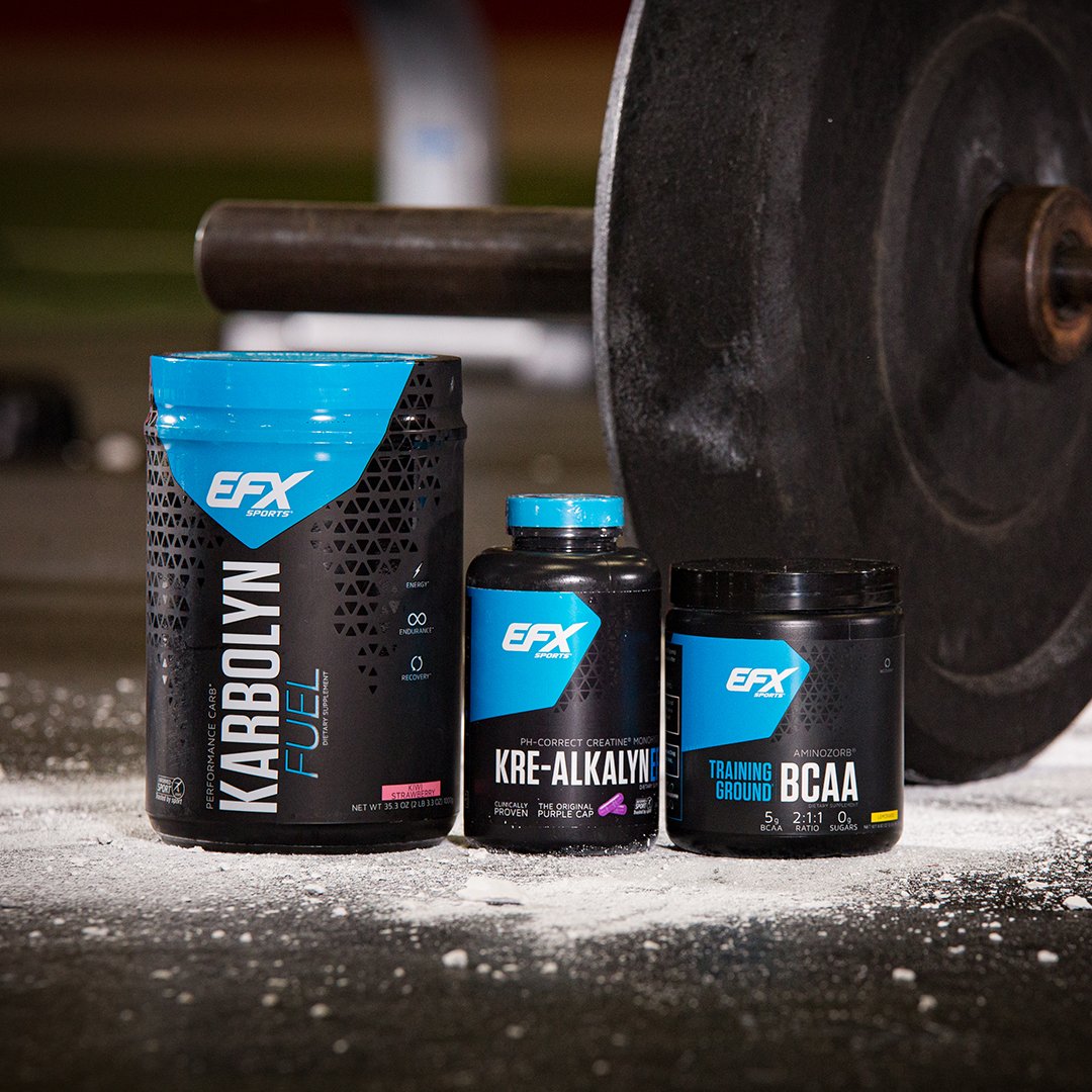 EFXSports's tweet photo. Name a better Stack....Go Ahead. I'll wait 💪
#Karbolyn #krealkalyn #bcaa #efxsports #gains #fitness https://t.co/MwBWvZcQiD