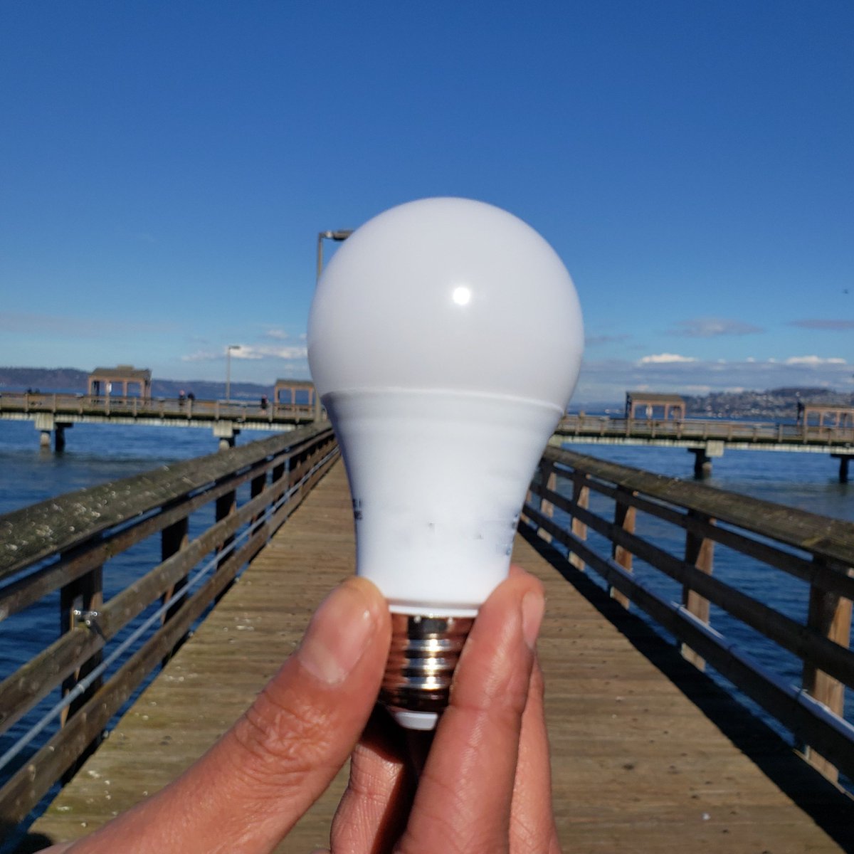 MyTPU's tweet photo. Energy savings ideas from pier to peer!
.
Now through Oct., we're partnering with the Tacoma @Lowes to offer instant rebates on LED lighting. Thanks to Carter for his service and for the extra hand on the Les Davis Pier. #WeveGotARebateForThat #TeamTPU #MyTPU https://t.co/wwTSCB7zIF