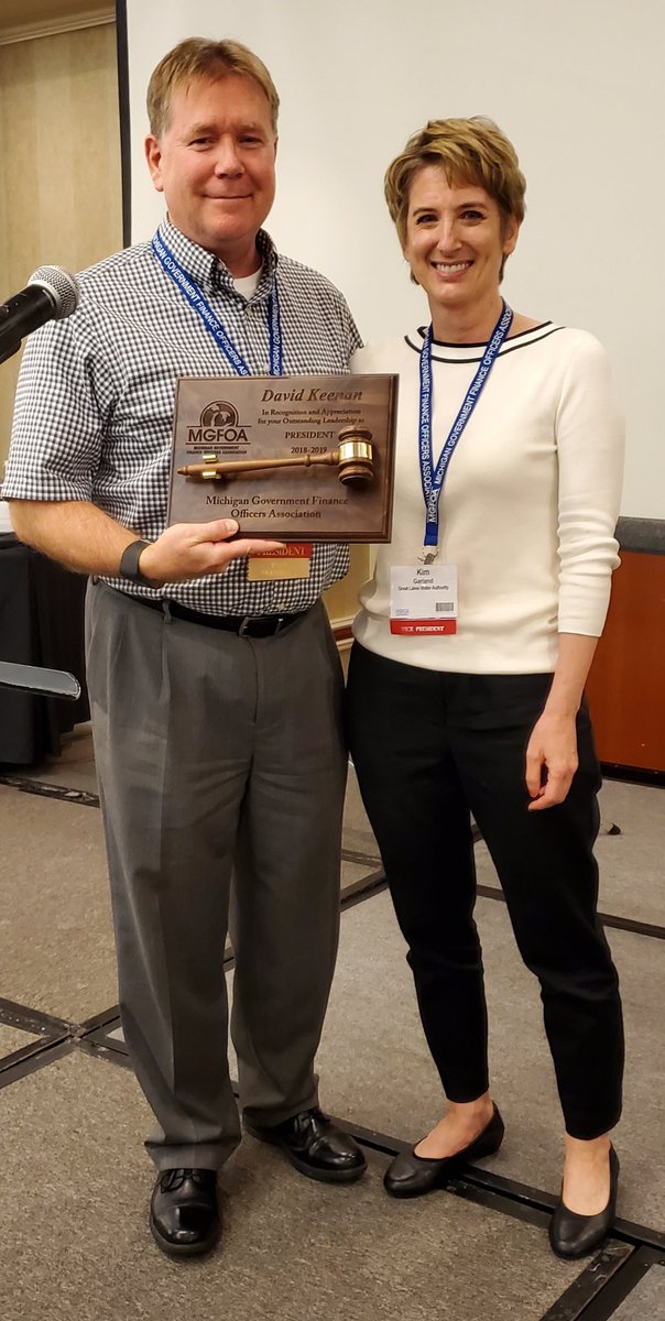 MiGFOA's tweet photo. Thanks  to Dave Keenan for a great year as President. MGFOA is stronger thanks to you! https://t.co/8IQWCP9YBD